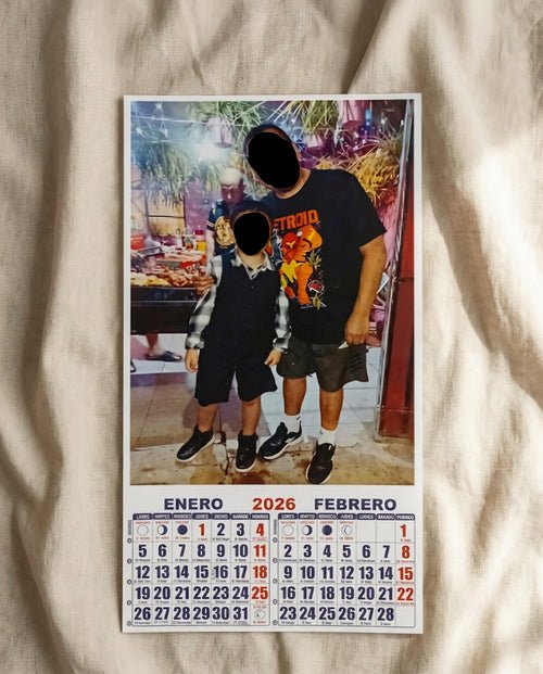 Calendario A4 Personalizado con Fotos — Regalo Único MINU