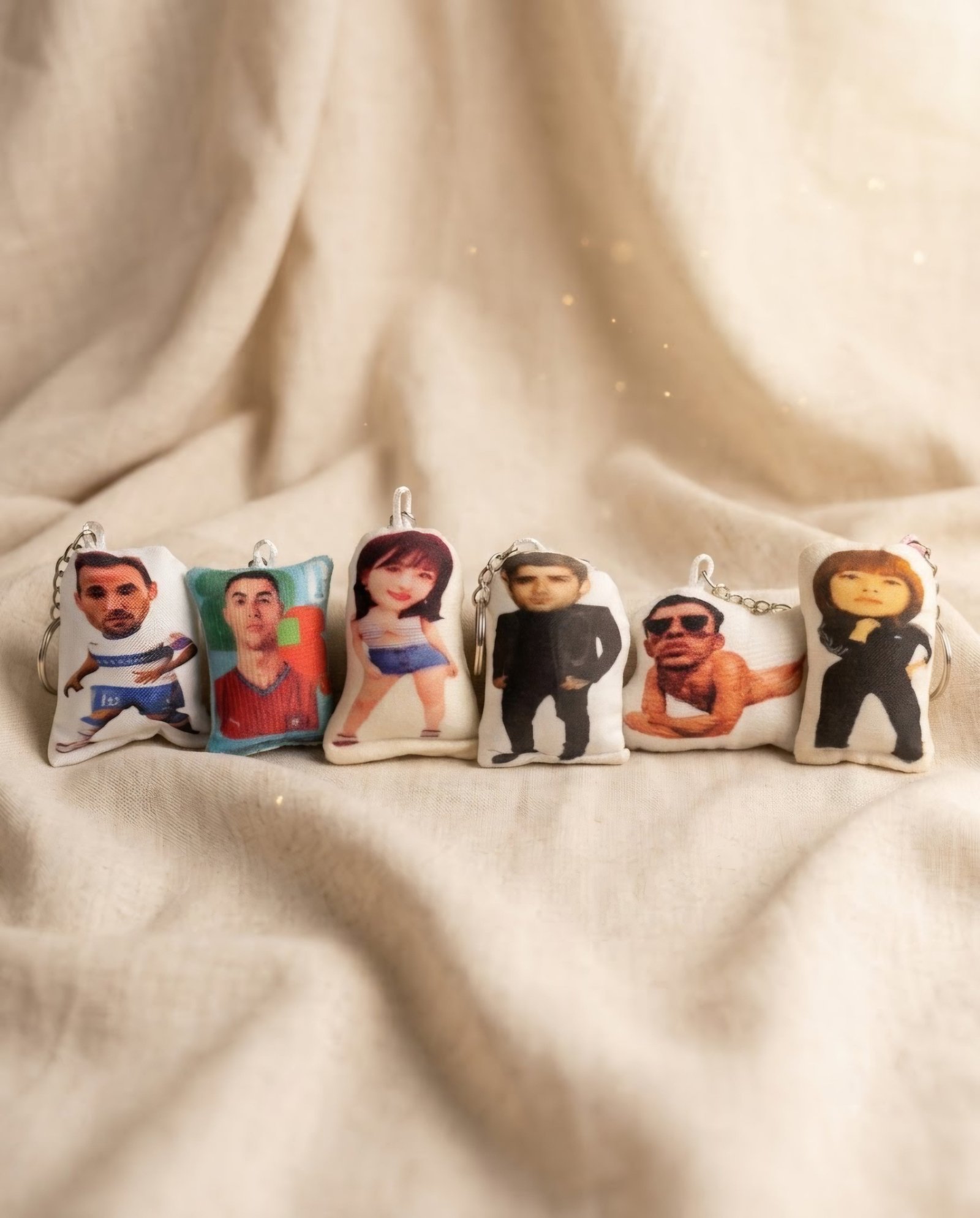 Llavero Cojín Personalizado con Foto — Accesorio Hecho a Mano MINU